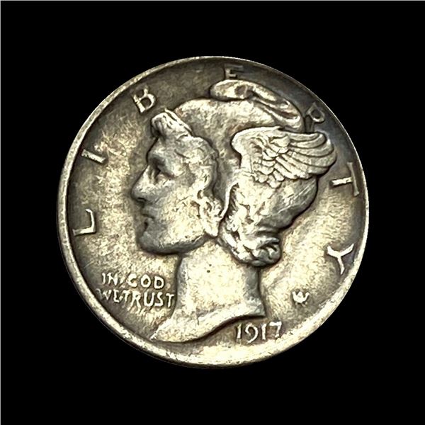 1917 Mercury Dime LIGHTLY CIRCULATED