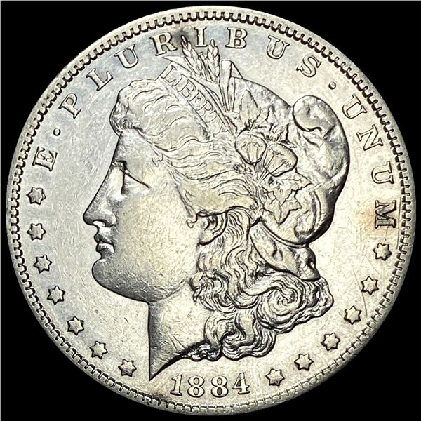 1884-S Silver Morgan Dollar CLOSELY UNCIRCULATED