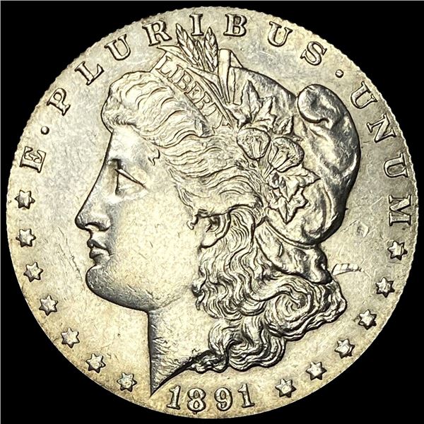 1891-CC Silver Morgan Dollar CLOSELY UNCIRCULATED
