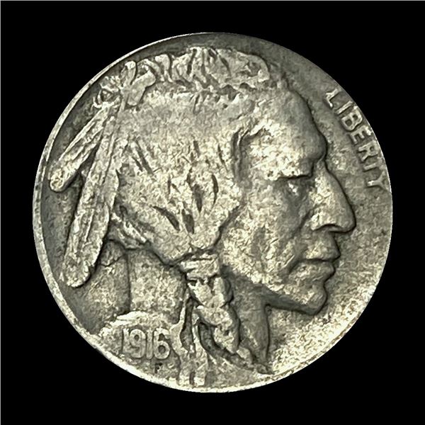1916-D Buffalo Nickel LIGHTLY CIRCULATED