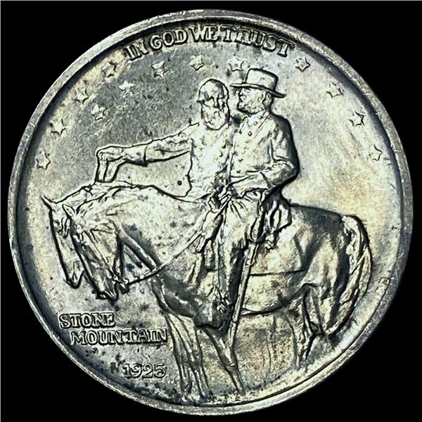 1925 Silver Half Dollar Stone Mountain GEM BU