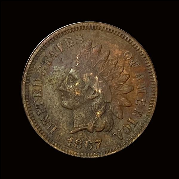 1867 Indian Head Cent LIGHTLY CIRCULATED