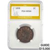 Image 1 : 1838 Large Cent PGA MS64