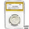 Image 1 : 1951 Washington-Carver 50C PGA MS65