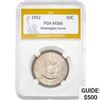Image 1 : 1952 Washington-Carver 50C PGA MS66