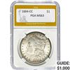 1884-CC Morgan Silver Dollar PGA MS63 MS63