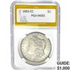 Image 1 : 1883-CC Morgan Dollar PGA MS65 MS65