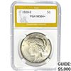 Image 1 : 1928-S Peace Dollar PGA MS64+ MS64+