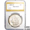 Image 1 : 1884-CC Morgan Dollar PGA MS65 MS65