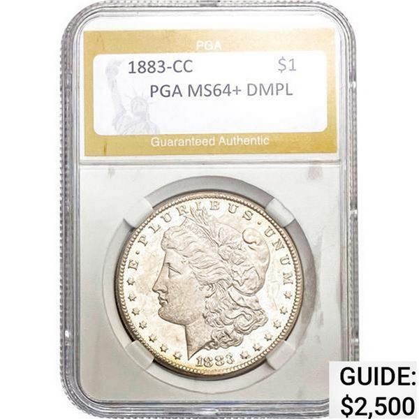 1883-CC Morgan Dollar PGA MS64+ DMPL MS64+