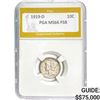 Image 1 : 1919-D Mercury Dime PGA MS66 FSB MS66