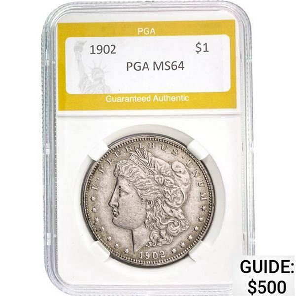 1902 Morgan Silver Dollar PGA MS64 MS64