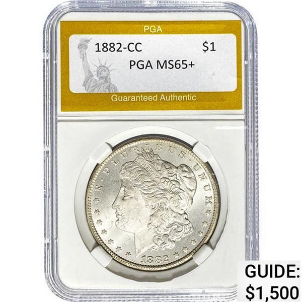 1882-CC Morgan Dollar PGA MS65+ MS65+