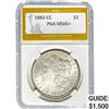 Image 1 : 1882-CC Morgan Dollar PGA MS65+ MS65+