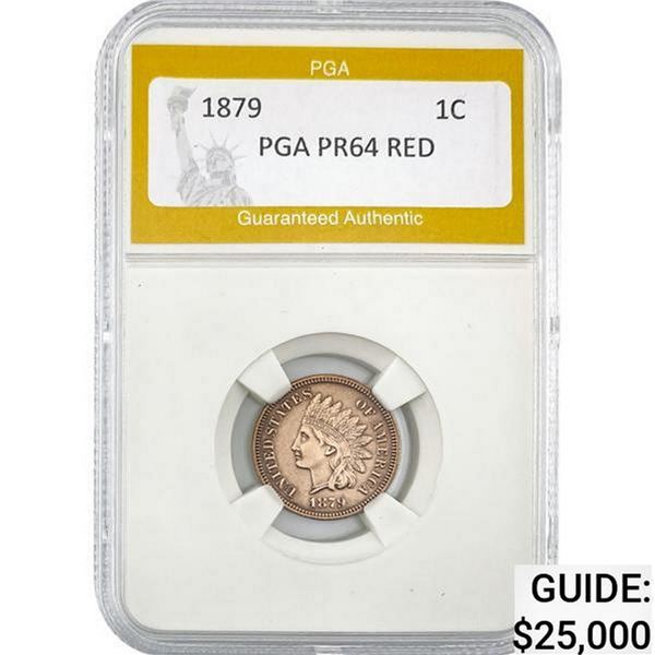 1879 Indian Head Cent PGA PR64 RED PR64