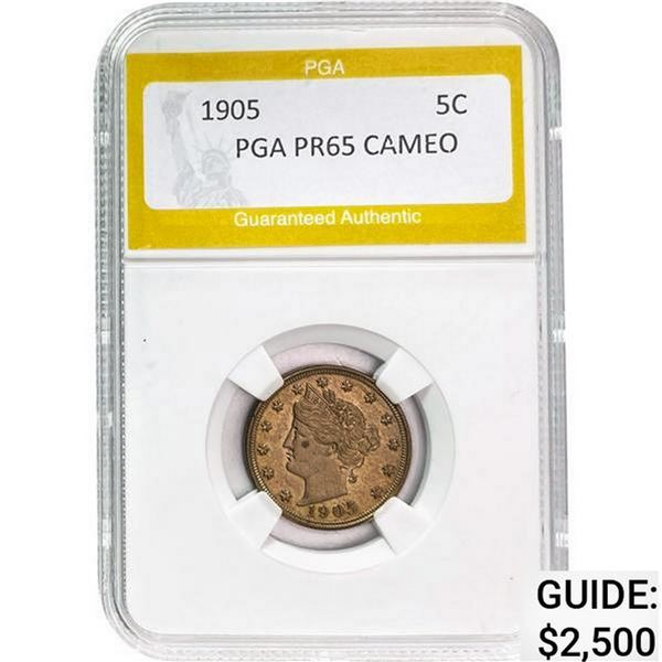1905 Liberty Head Nickel PGA PR65 CAMEO PR65