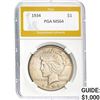 Image 1 : 1934 Peace Dollar PGA MS64 MS64