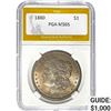 Image 1 : 1880 Morgan Silver Dollar PGA MS65 MS65