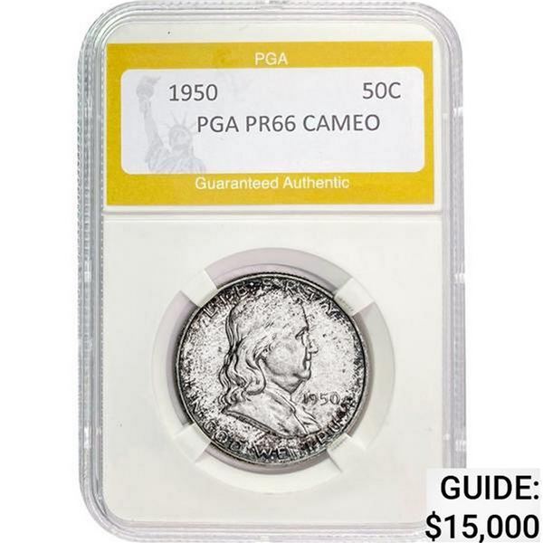 1950 Franklin Half Dollar PGA PR66 CAMEO PR66