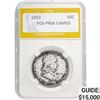 Image 1 : 1950 Franklin Half Dollar PGA PR66 CAMEO PR66