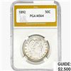 Image 1 : 1892 Barber Half Dollar PGA MS64