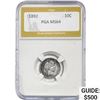 Image 1 : 1892 Barber Dime PGA MS64