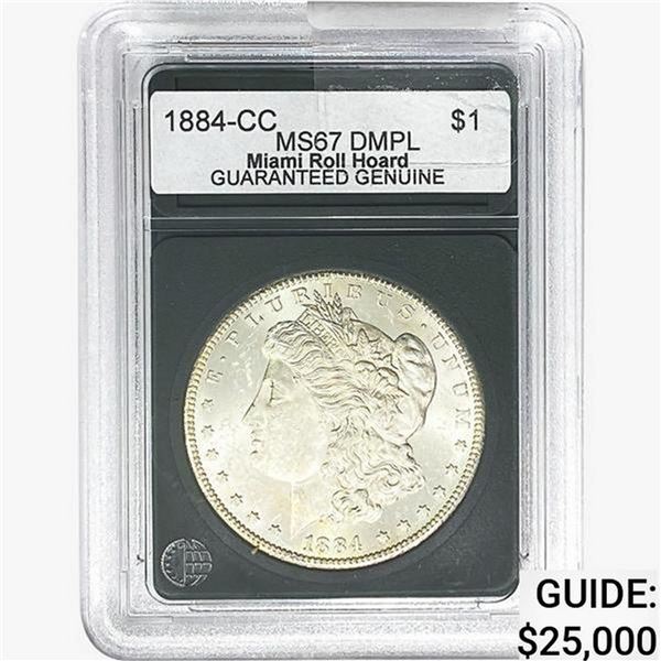 1884-CC Morgan Silver Dollar GG MS67 DMPL