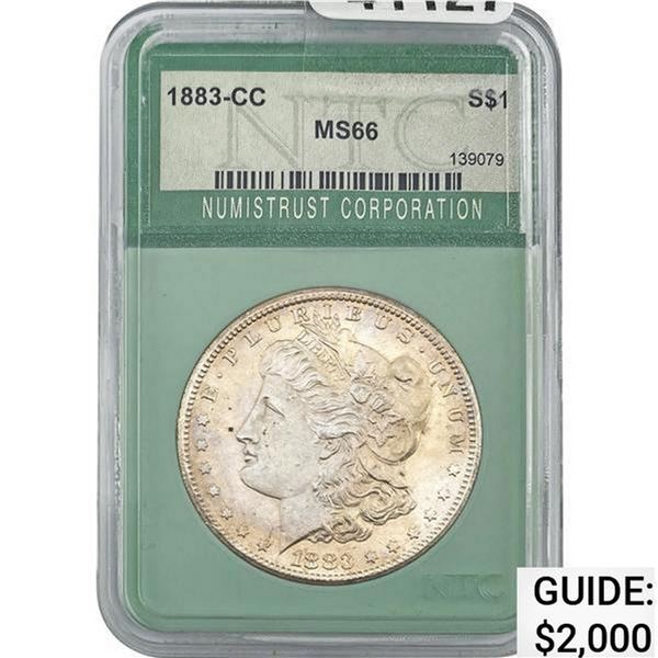 1883-CC Morgan Dollar NTC MS66 MS66