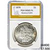 Image 1 : 1878 Rev 79 Morgan Dollar PGA MS65 PL