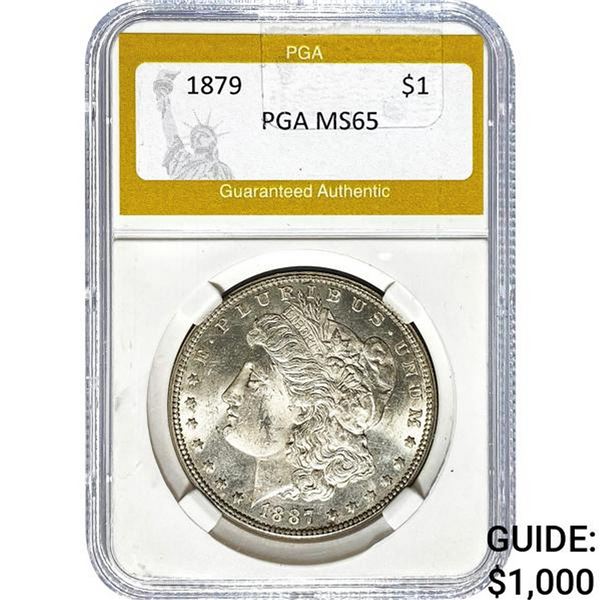 1887 Morgan Dollar PGA MS65 PL