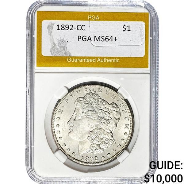 1892-CC Morgan Dollar PGA MS64+