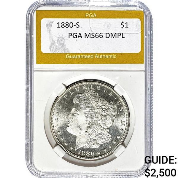 1880-S Morgan Dollar PGA MS66 DMPL