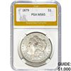 1879-S Morgan Silver Dollar PGA MS65