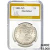 1882-O/S Morgan Silver Dollar PGA MS64
