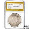 1927-D Peace Dollar PGA MS63