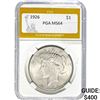 Image 1 : 1926 Peace Dollar PGA MS64