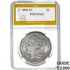 Image 1 : 1890-CC Morgan Dollar PGA MS64