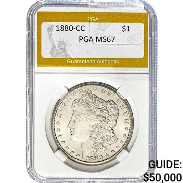 1880-CC Morgan Dollar PGA MS67