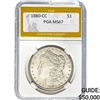 Image 1 : 1880-CC Morgan Dollar PGA MS67