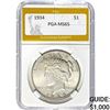 Image 1 : 1934 Peace Dollar PGA MS65