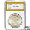 Image 1 : 1928 Peace Dollar PGA MS63