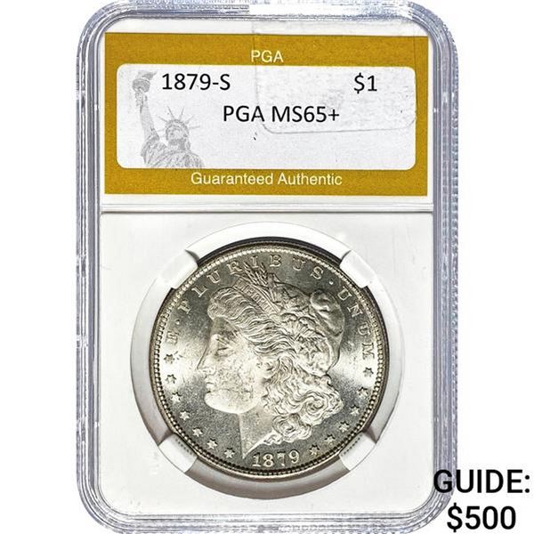 1879-S Morgan Dollar PGA MS65+