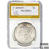 Image 1 : 1878 8TF Morgan Dollar PGA MS63+