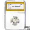 Image 1 : 1927 Mercury Dime PGA MS65 FSB