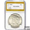 Image 1 : 1935 Peace Dollar PGA MS64