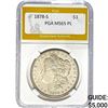 Image 1 : 1878-S Morgan Dollar PGA MS65 PL