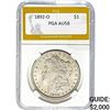 1892-O Morgan Silver Dollar PGA AU58