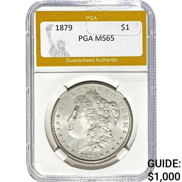 1879 Morgan Silver Dollar PGA MS65