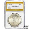 Image 1 : 1922 Peace Dollar PGA MS65+