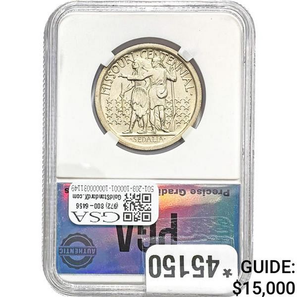 1921 Missouri Half Dollar PGA MS66